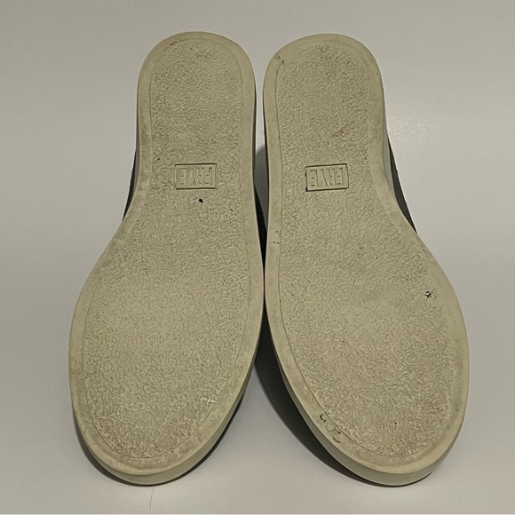 Frye Lena Suede Zip High-Top Sneakers in Gray - Picture 8 of 9